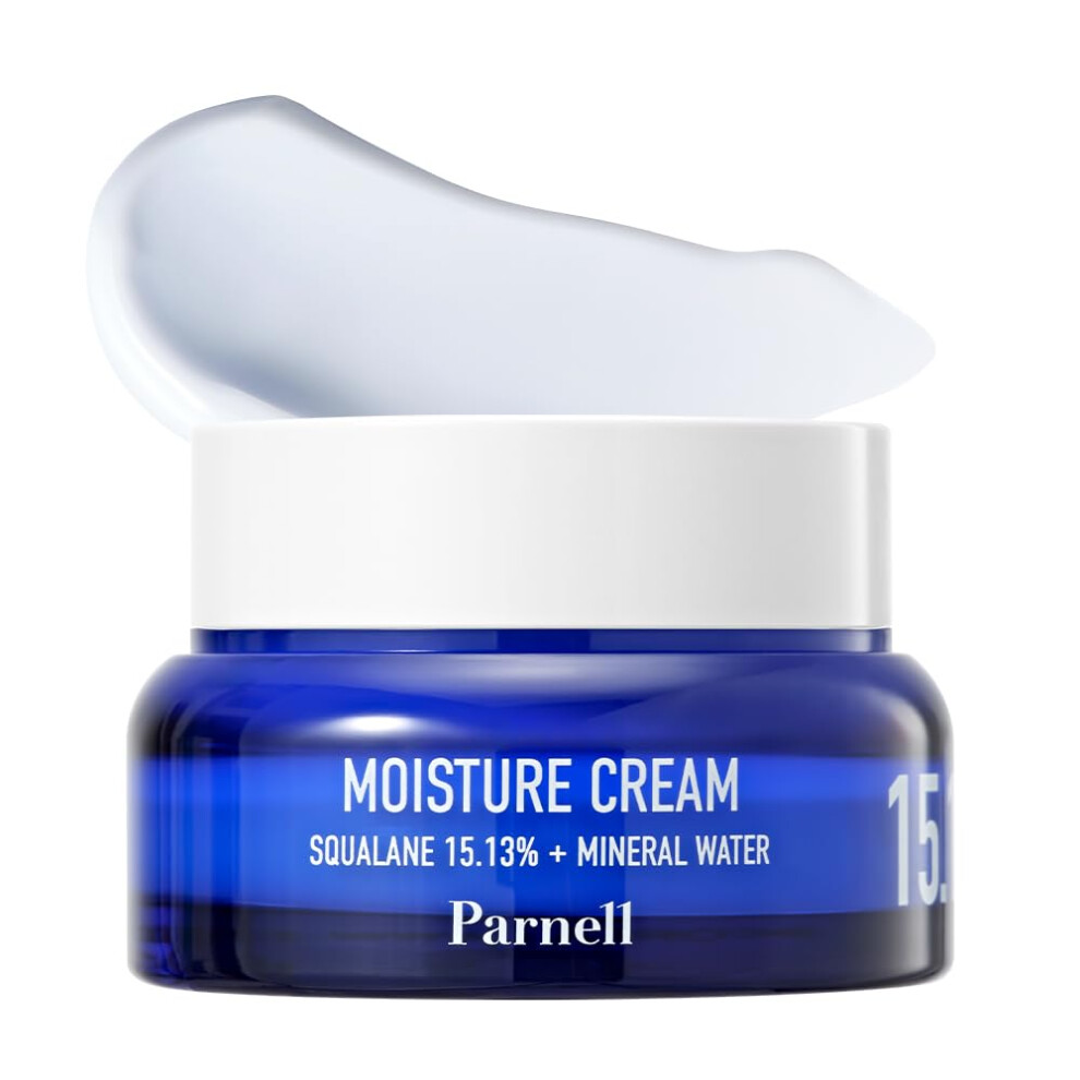 Parnell Cream Squalane 15.13% | 50Ml / 1.69 Fl.oz. | Mineral Water Moisture Hydrating For Face Hydrating Moisturizer Face Korean Skin C