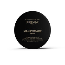 PREVIA Man Pomade Shine Styling Cream voor natuurlijke fixatie Vormende haarpasta met organisch absintextract Veganistische natuurlijke ingredi?ten v