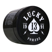 Lucky 13 Barber Supplies Originele Haarpommade | Hoog vasthouden | Hoogglans | Waterbasis | Mai Tai geur 4oz