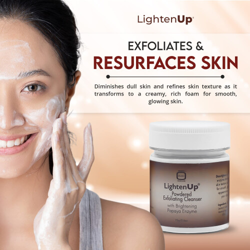 LightenUp Powdered Exfoliating Cleanser 75g 2