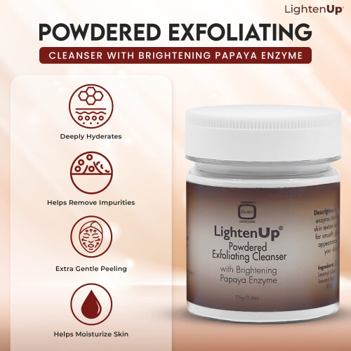 LightenUp Powdered Exfoliating Cleanser 75g 1