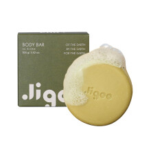 Jigoo Body Bar All in One 3,52 oz (100 g) reinigende Sheabutter-Krperseife koreanische Hautpflege