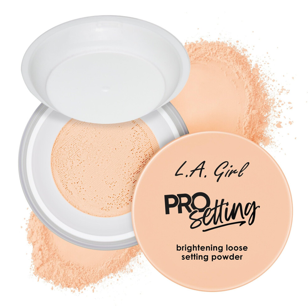 L.A. Girl Pro Setting Brightening Loose Setting Powder  Peach GLP737