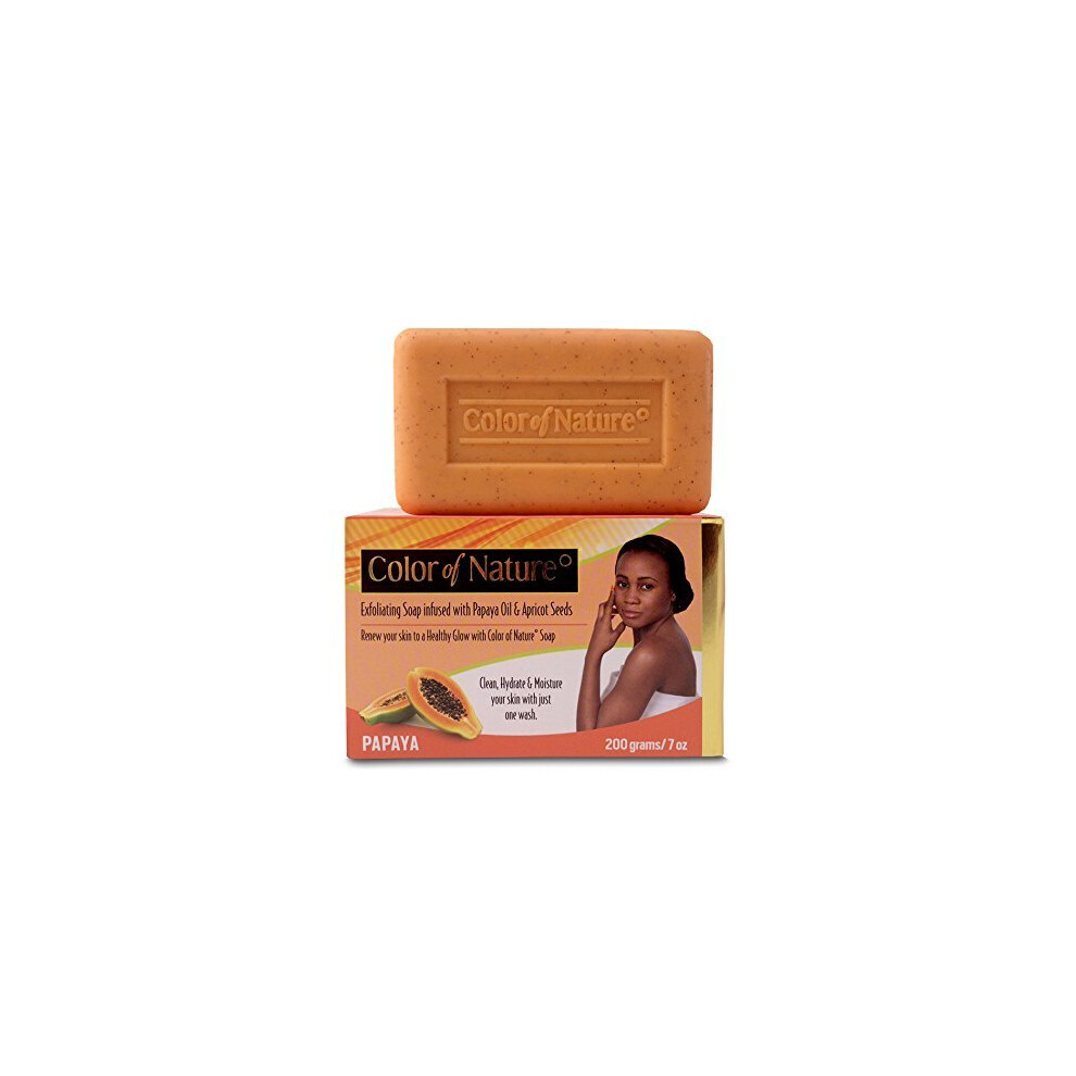 Geegvv Color Of Nature Papaya Soap 7Oz