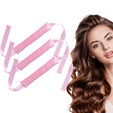 Heatless Hair Curler Heatless Curls fejpnt 3 db No Heat Curling Rod fejpnt minden hajtpushoz Szatn hajhengerek Heatless hajsto szett jszakai al