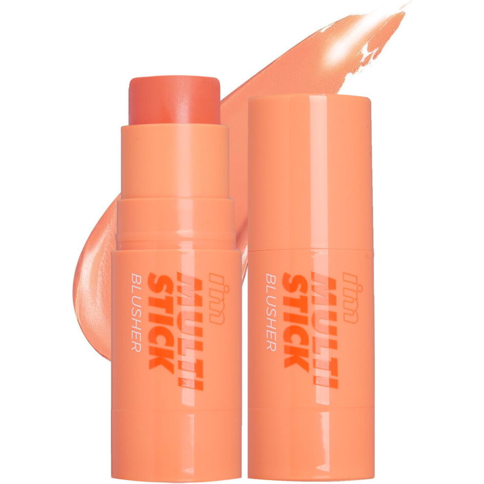 I'm Meme Blusher - I'm Multi Stick 002 Coral | Easy Blendable Cream Blush For Natural Look Multi Blush Stick For Cheek Tint Face Contour Makeup And