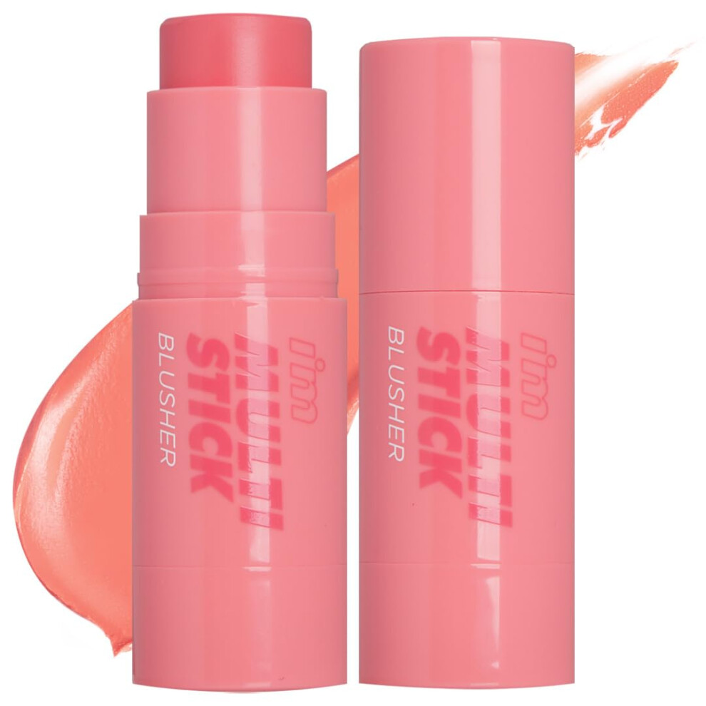 I'm Meme Blusher - I'm Multi Stick 001 Rose | Easy Blendable Cream Blush For Natural Look Multi Blush Stick For Cheek Tint Face Contour Makeup And