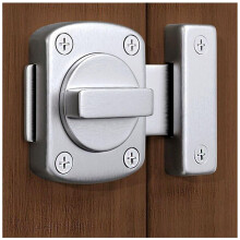 Chiavistello per porta da camera da letto, fibbia antibloccaggio, serratura antifurto, serratura di sicurezza per porta da bagno, con meccanismo