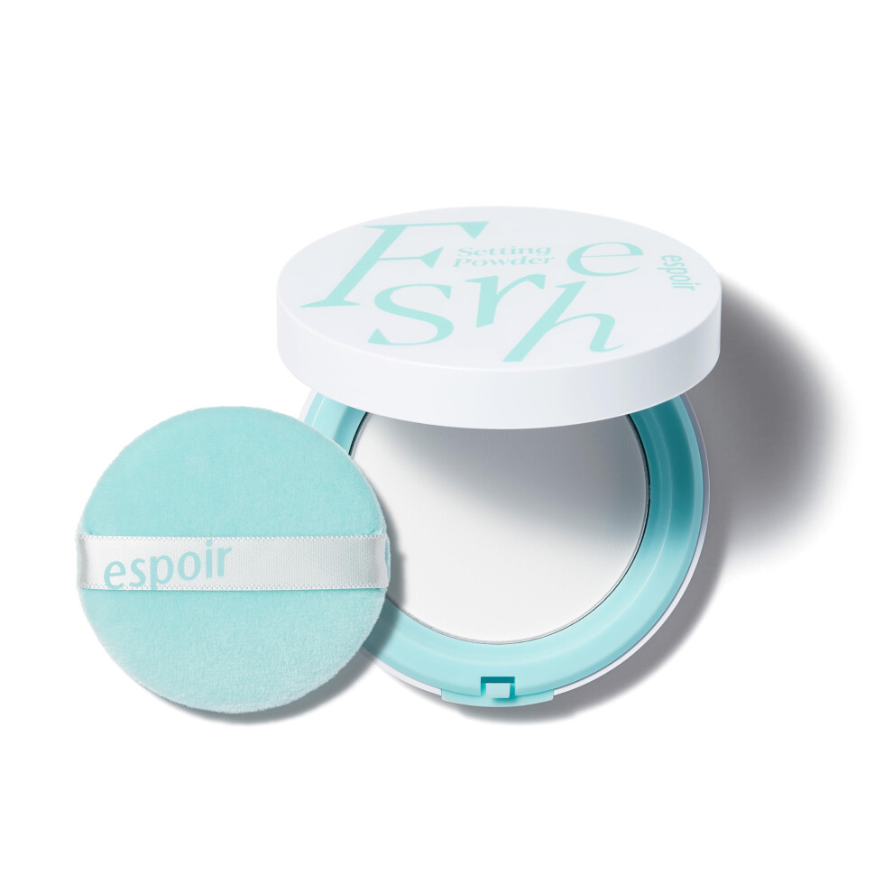 Espoir Fresh Setting Powder | Makeup Finish Powder For Long-Lasting Makeup | 0.31 Oz | Fine Powder For Lightweight Layering On The Skin | Smooth And R