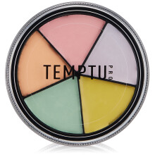 Temptu S/B Neutralizer Wheel - inkluderer 5 farvekorrigerende nuancer til perfekte og j?vn ud alle hudtyper & toner | Multi-brug kan p?f?res med