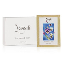 Vassili Fragrance Premium Natural Bath Soap Bar Deep Cleansing & Moisturizing for All Skin Types 4.9 oz For Men & Women Strawberry