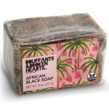 Ashanti Naturals Authentic African Black Soap Bar | Cleansing and Nourishing Black African Soap Bar| Acne Bar Soap with Shea Butter and Coconut Oil (