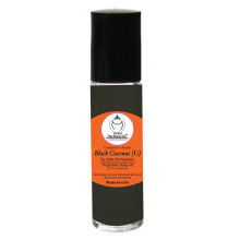 ZEKA PARFUMERIE Vergelijk met Aroma Black Coconut voor dames en heren Geur Lichaamsolie op Roll-On-fles van 1/3 oz (9,86 ml)