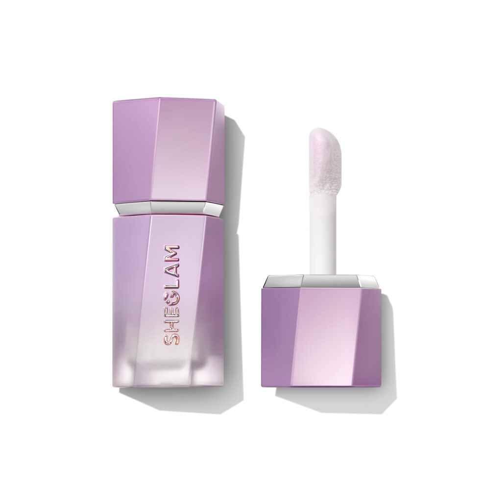 Sheglam Chroma-Glow Bloom Liquid Highlighter Color Changing Gel Cream Multichrome Highlighter High-Shine Finish Long Wear Brightening Non-Caking-Flyin