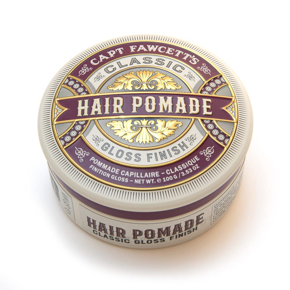 Captain Fawcett Burgundy Captain Fawcett's Classic Pomade 100G