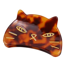 Leuke kattenhaarclips Klauwclips voor meisjes Acetaat haarclips voor dames S3