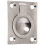 Deltana FRP175U15A 1 3/4-Inch x 1 3/8-Inch Solid Brass Flush Ring Pull 1