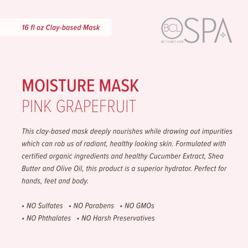 BCL SPA Moisture Mask Pink Grapefruit 16 Fl Oz 1