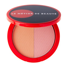 METIER Blush Bronzer Duo dla promiennego, musnietego sloncem blasku magnetyczny kompas (Bisou Bisou)