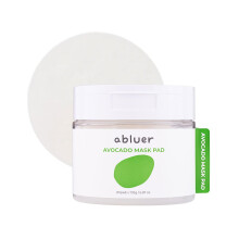 abluer Avocado Mask Pad (80pads)- 6.87oz Facial Mask Pads - Avocado & Centella - Deep Hydration & Soothing - Moist & refreshing - Hypoallergenic