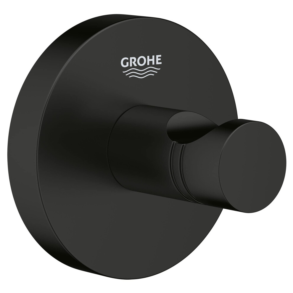 GROHE 403642431 Essentials Robe Hook  Matte Black