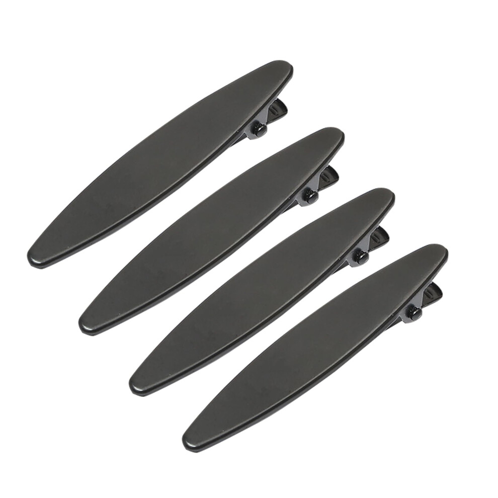 Haarspangen In Alligator-Entenschnabelform, 5,8 Cm, Aus Geb Rstetem Metall, Leuchtende Entenschnabel-Haarspangen, Schicke Haarspangen Zum Stylen-image