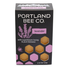 Portland Bee Co. Alle natuurlijke bijenwas en Super Bloom Honey Bar Soap - Lavendel