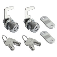 2-pack verktygslda Ls 5/8"""" Tubular Cam Ersttningsls Krok Cam Keyed Lika med 4 nycklar