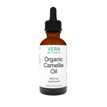 Vera Botanics ORGANIC CAMELLIA OIL 100% Pure & Natural Unrefined Cold-Pressed For Face Dry Skin Nails Lips Body & Hair - Reduce Hair Breakage