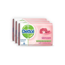 Dettol Soap Value Pack Skincare - (3 Pieces X 125 g)