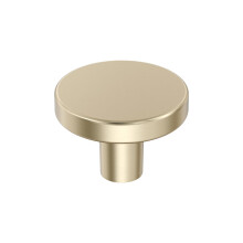 Amerock BP36904BBZ | Versa 1-3/8 Zoll (35 mm) Durchmesser, goldener Champagner-Schrankknopf | K?chenschrankbeschl?ge | M?belbeschl?ge | Schublade