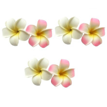 3 pr 7 cm-es fehr s rzsaszn hawaii Frangipani Plumeria habfeju virgparti strand hajcsat hajcsat