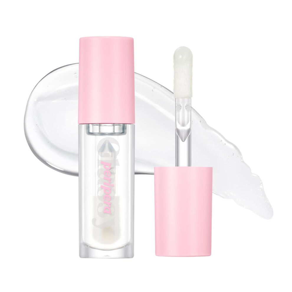 Peripera Ink Glasting Lip Gloss | Non-Sticky High-Shine 4XL Wand For Easy Application Comfortable Plumping Fuller-Looking Lips Moisturizing Lon