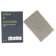 Cleanbar All-Natural Bar Soap - Take It Outside - Juniper Berry Ylang Ylang Patchouli and Anise Exfoliating Bar Soap
