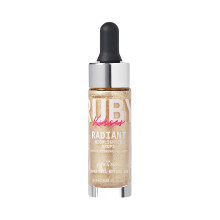 Ruby Kisses Radiant Drops Shimmer Liquid Highlighter Makeup Smooth Illuminator ??a ???s?p?, S??a, F?s??? ?????, Dewiness Glitter ??a ????a (CHAMPANGE)
