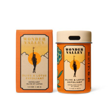 Wonder Valley - Exfoliante de Oliva y Loto | Vegano y sin crueldad animal | Unisex, para todo tipo de piel y sin perfume (40 g)