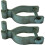 1-3/8"""" Chain Link Fence Gate Post Hinge - Only Fits 1-3/8"""" Outside Diameter Post/Pipe - Galvanized - Nut/Bolt Included (2 Pack) 1