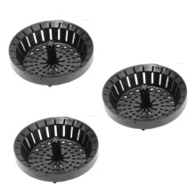 Dripsie Sink Strainer - Clog-Resistant and Flexible - Universal Kitchen Sink Drain Strainer - Made in The USA (3-Pack Black)