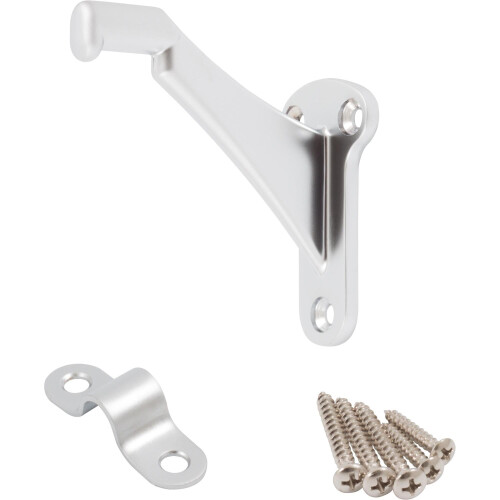 Support de rampe robuste en chrome satin    de Stone Harbor Hardware 2