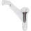 Support de rampe robuste en chrome satin    de Stone Harbor Hardware 2