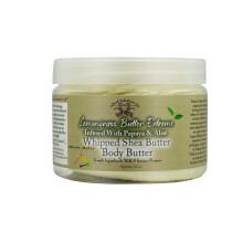 Yadain Lemongrass Extreme Krperbutter | Geschlagene Sheabutter fr Gesicht und Krper, feuchtigkeitsspendend, natrliche Krperbutter zur Hautentgif