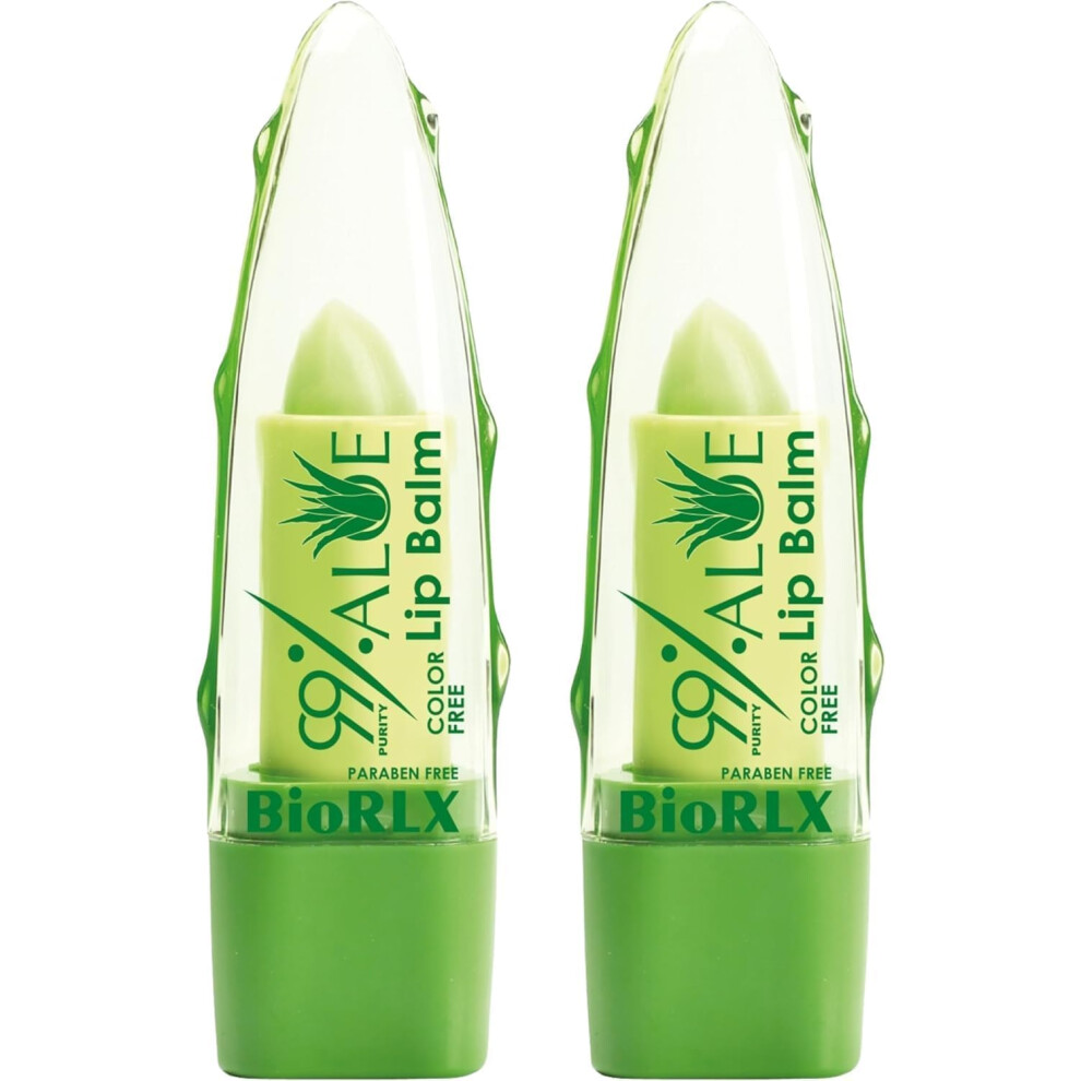 Biorlx Aloe Vera Lip Balm (Two Lip Balms)