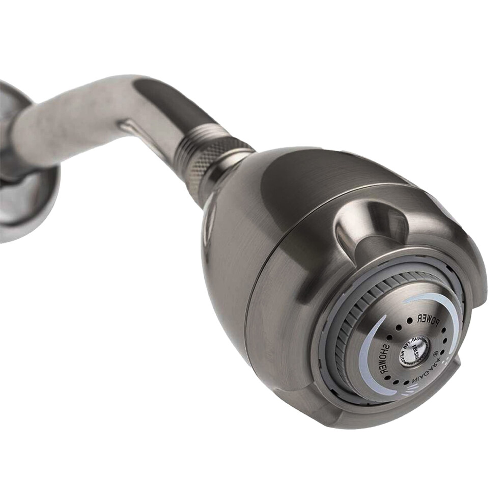 Photos - Shower System Earth Showerhead - Niagara Conservation | Energy & Water Saving Showerhead  High-Efficiency 3-Spray Brushed Nickel(2.0 GPM)