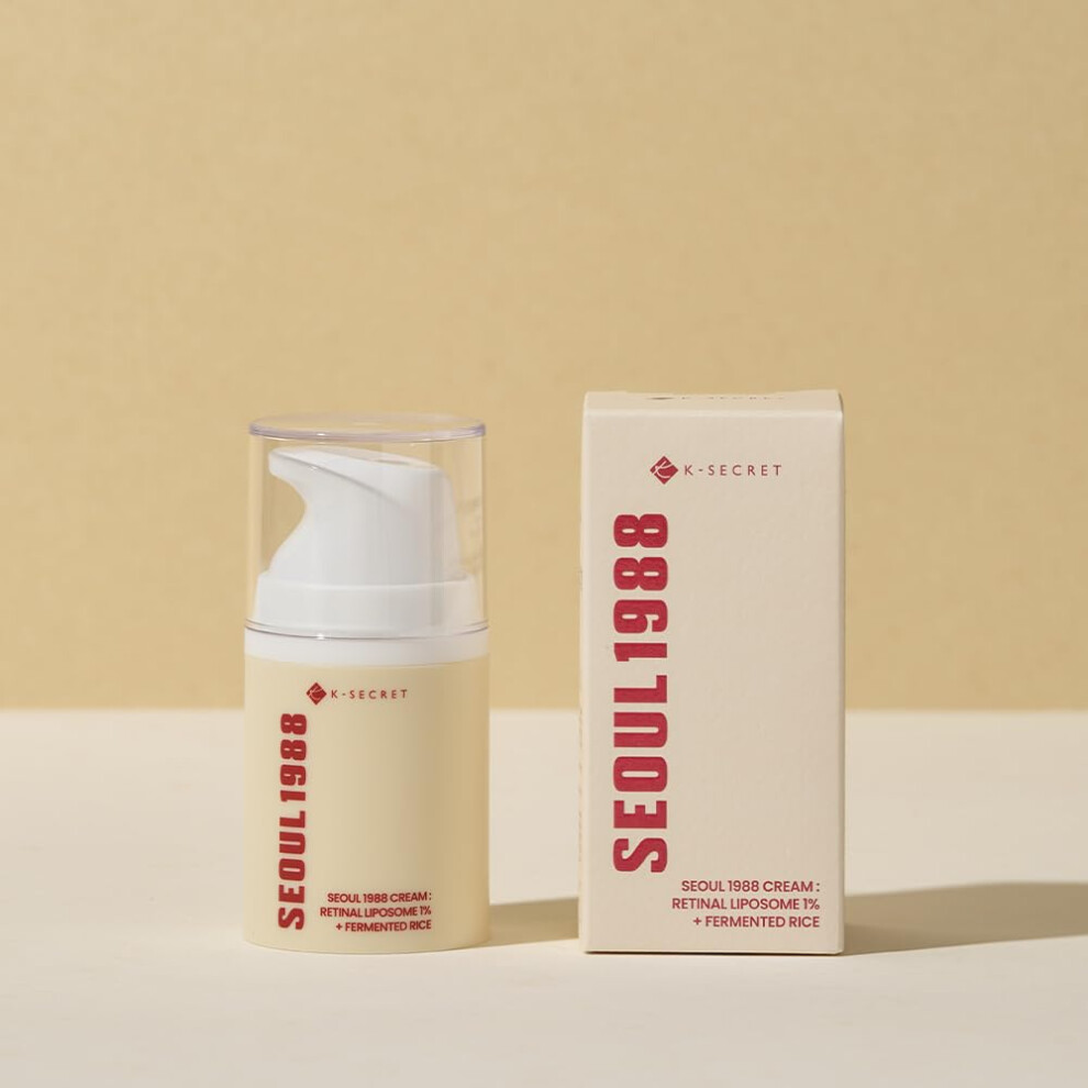 KSECRET SEOUL 1988 Cream : Retinal Liposome 1% + Fermented Rice  50ml/1.69fl.oz.