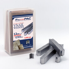 Chiodi a V FramePac per cornici in legno tenero universali (UNI) 12 mm (1/2 pollice) [confezione da 3000 chiodi a V impilati] - (per l'uso con ch