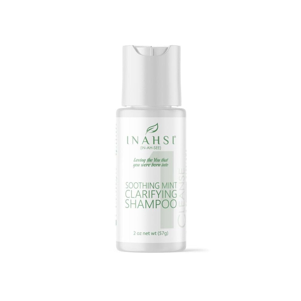 Shampoing clarifiant     la menthe apaisante Inahsi | Shampoing pour cheveux boucl   s hommes, femmes et enfants | Produits capillaires pour cheveux