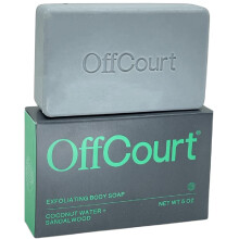 OffCourt Exfoliating Bar Soap - Diep reinigende en hydraterende zeep voor het hele lichaam voor mannen en vrouwen - Alle huidtypes - Niet-drogende ze