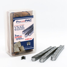 Chiodi a V FramePac per cornici in legno tenero universali (UNI) 7 mm (1/4 di pollice) [confezione da 4000 chiodi a V impilati] - (per l'uso con
