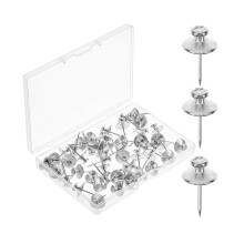 Mr. Pen - Dubbelzijdige Fotohaaknagels, 50 Stuks, Zilver, Haken voor Wanddecoratie