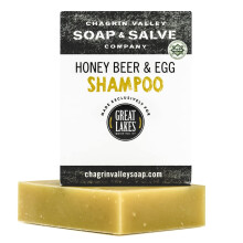 Chagrin Valley Soap & Salve Organic Natural Shampoo Bar - Honning?l og ?g (1 bar)